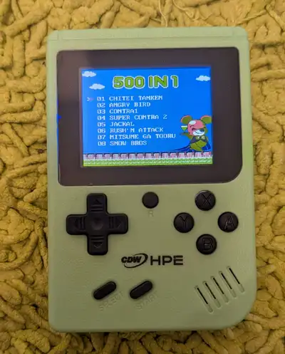 Handheld mini retro game console, View more