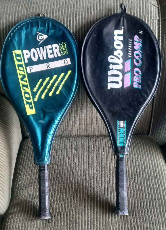 Wilson graphite pro comp highball series XL, Dunlop power pro in Tennis & Racquet in St. Catharines