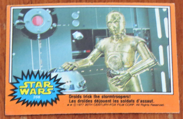 1977 O-Pee Chee Star Wars Droids Trick The Stormtroopers! 208 in Arts & Collectibles in Bridgewater
