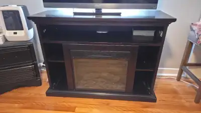 Electric fireplace meuble TV stand, View more