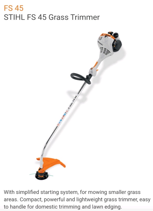 STIHL FS45 Gas powered grass / weed trimmer. Lawnmowers & Leaf