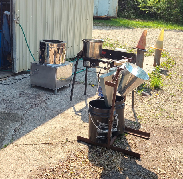 Taking 2024 Bookings Chicken/Turkey plucker & culling kit rental in Livestock in St. Albert - Image 3