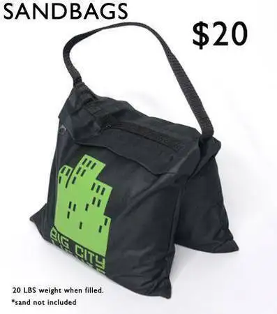 ✦ Film Sand Bags - BRAND NEW ✦ Big City now has sand bags! A sandbag constructed like a saddle bag....