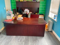 Desk U-Shaped Solid WoodFree