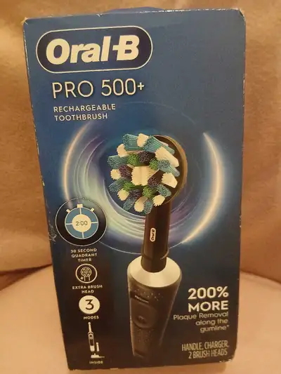 Oral B pro 500 electric toothbrush, View more