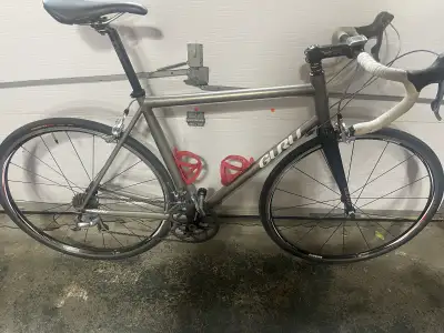 vélo Road titane guru 54 cm 10 V Shimano fourche Carbon comme ne, View more