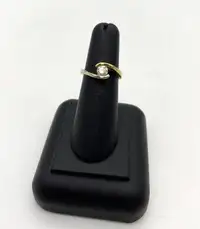 18KT White & Yellow Gold 0.50ct. Diamond Solitaire Ring $1,890