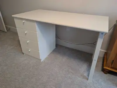 White Desk - Pick Up Only, View more