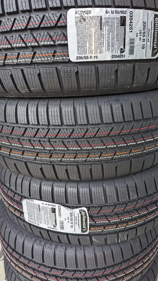 NEW 235/55/R19 Continental snows–Flex/RX/NX/Q5/GLC/MKT/300C/XC60 in Tires & Rims in Oakville / Halton Region - Image 2