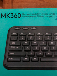MK 360 Computer Keyboard & Mouse