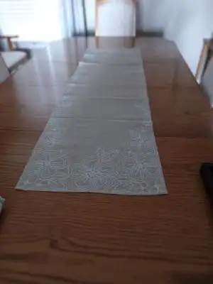 Signature Home Styles table runner and 3 cushion covers, View more