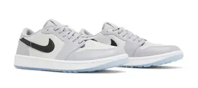 Jordan 1 low golf shoes. Wolf grey size 9, View more