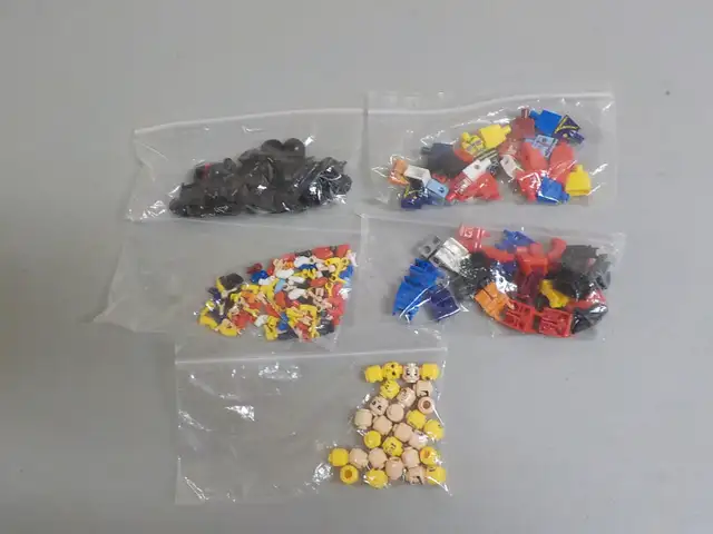 5 Bags Of Lego Compatible Figure Pieces in Toys & Games in Fredericton - Image 2