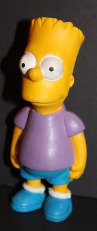 Figurine gomme a effacer Bart Simpson