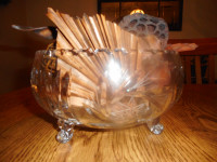 Pinwheel Crystal Bowl