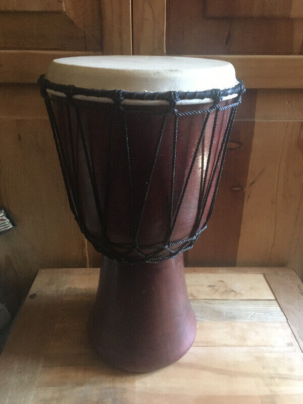 Djembe Drum - 8  X 16.5 inches in Drums & Percussion in Mississauga / Peel Region - Image 4