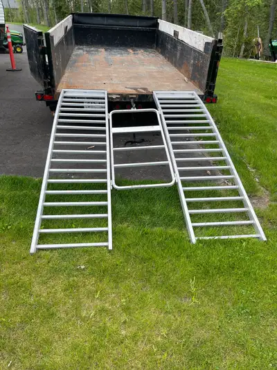 I am selling my REV ARC Heavy Duty Folding Arched UTV Ramps, perfect for loading your UTV or other e...