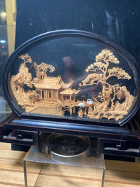 Vintage Cork Diorama Fujian China