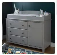 Cotton Candy Changing Table Dresser