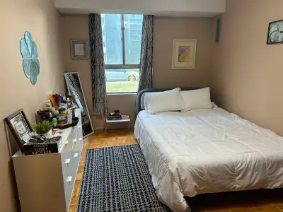 THE APARTMENT Your unfurnished room comes with a large window and a full-size closet with enough spa...