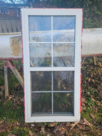 Vinyl window 28 3/4×57 3/4 j brickmould framesize28 1/4×56 1/4