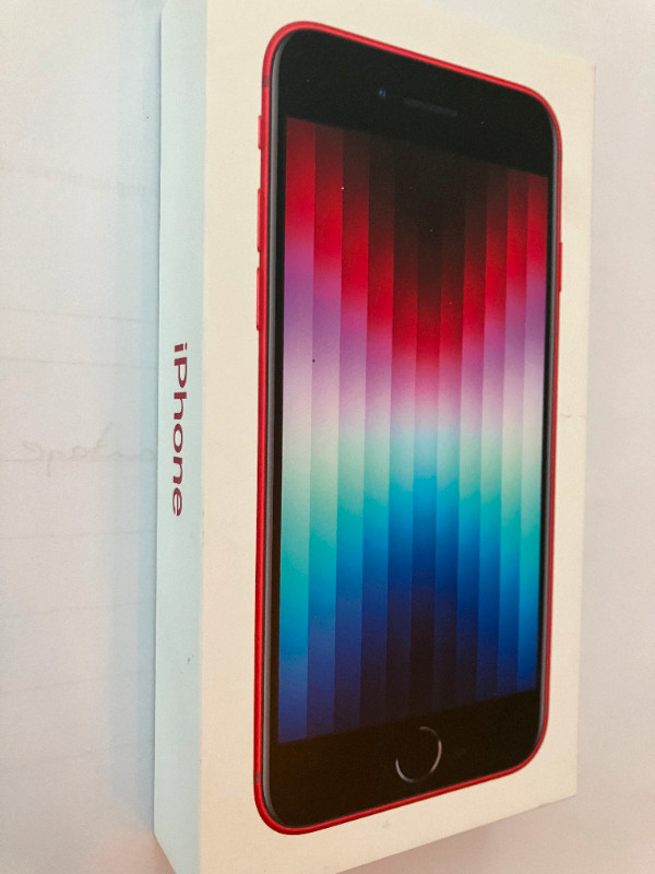APPLE IPHONE SE3 2022 64GB SPECIAL RED EDITION SMARTPHONE in Cell Phones in Nelson - Image 2