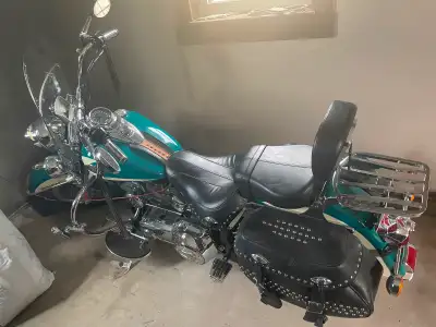 Harley Davidson Heritage Softail. Excellent condition. Stage one. Long shot pipes. Custom extras and...