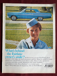 1965 Ford Fairlane 500 Original Ad