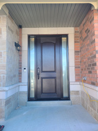 8ft Fiberglass Door and 2 Sidelites