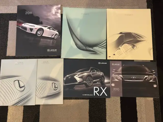 Lexus / Audi dealer brochure car book catalog