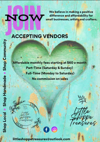 Vendors wanted 