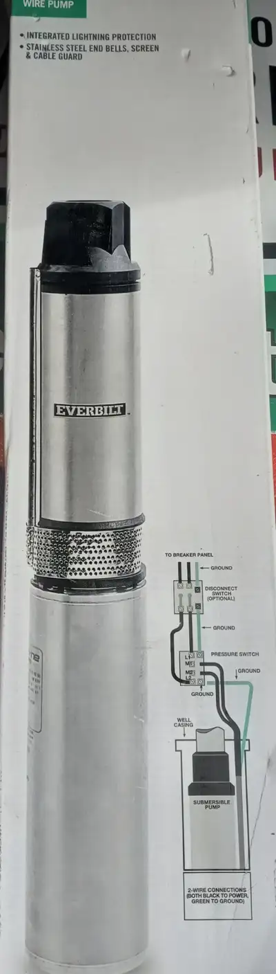 Everbilt 1/2 HP Submersible Deep Well Pump, View more