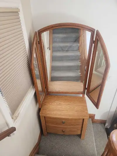 mirror and side table, View more