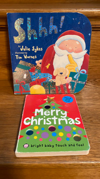 2 Christmas Board books