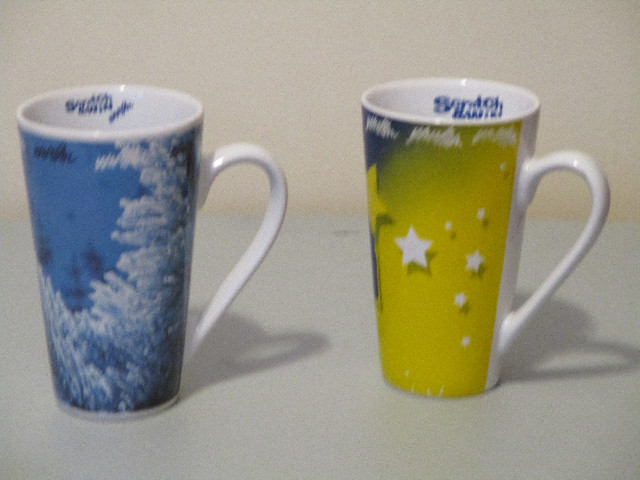 SET OF TALL MUGS. $10 FOR SET. in Kitchen & Dining Wares in Kamloops