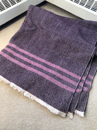 Handwoven wool blanket 