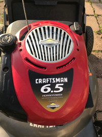Craftsman mower 6.5 horsepower 