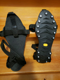 Brand new VIBRAM Winter Ice picks 
Attached to bottom footwear