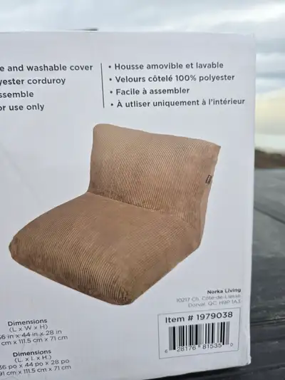 Norka Living Viva Foam Lounger New in BOX, View more
