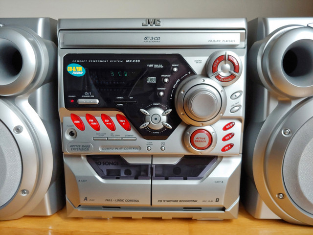 JVC MX-K30 Compact Mini Audio System CD Cassette in General Electronics in Oshawa / Durham Region - Image 2