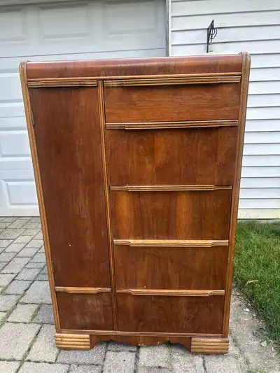 Vintage Waterfall Chest of Drawers, View more
