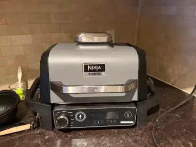 Brand New Ninja Woodfire 7-in-1 Outdoor Grill, Smoker and Fryer, View more