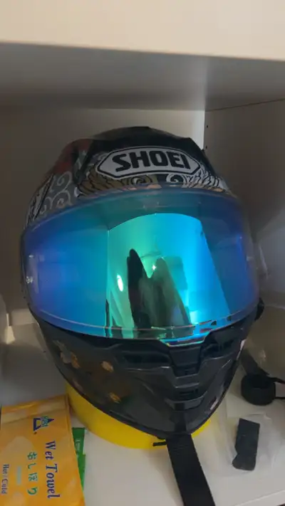 Blue faded visor for Shoei X-15, View more