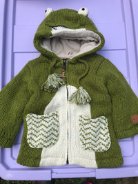 Frog fall/spring coat 3-4 year old