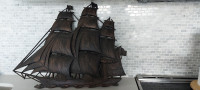 Vintage Coppercraft Tall Ship