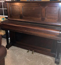 Piano for sale with matching piano bench