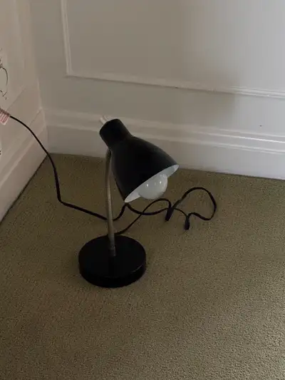 Black Desk Lamp - max. 17" tall, View more
