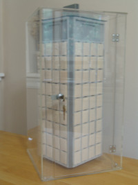 EARRING DISPLAY WITH LOCK
