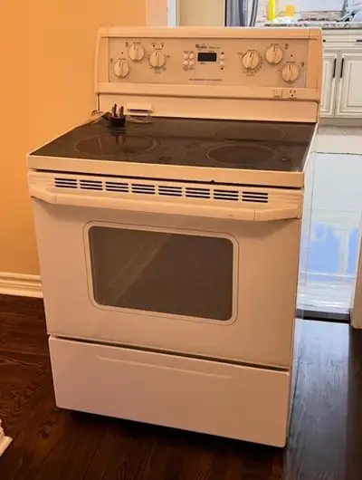 Whirlpool -Electric Stove flat surface-used-VERY good condition!, View more