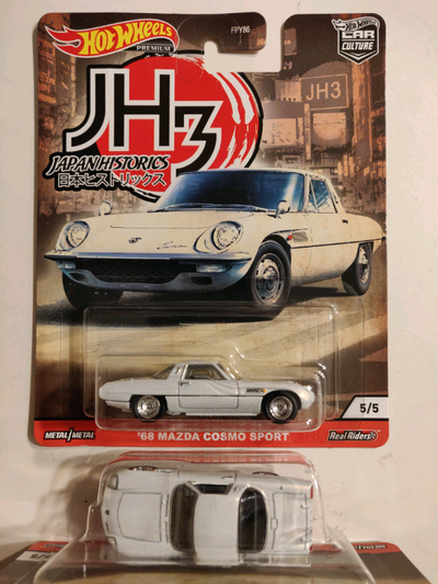 New Hot Wheels Premium Car Culture Japan Historics 3 1968 Mazda Cosmo Sport Japanese Iconic Rotary e...